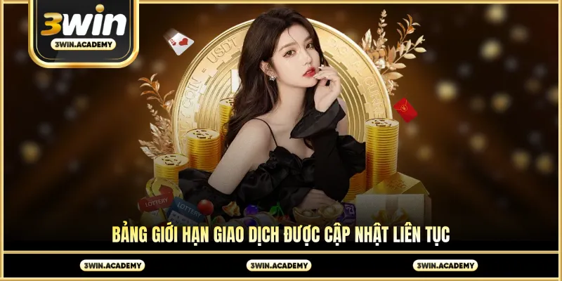 Bảng giới hạn giao dịch được cập nhật liên tục