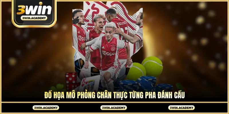 Đồ họa mô phỏng chân thực từng pha đánh cầu