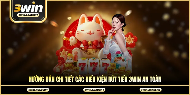 Hướng dẫn chi tiết các điều kiện rút tiền 3win an toàn