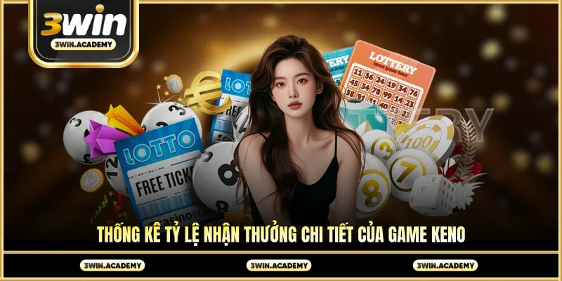 Thống kê tỷ lệ nhận thưởng chi tiết của game keno
